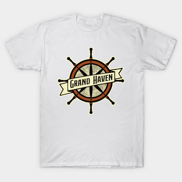 Grand Haven sailing T-Shirt by SerenityByAlex